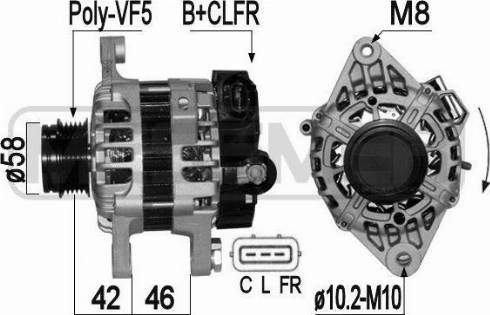 Messmer 209126 - Генератор vvparts.bg