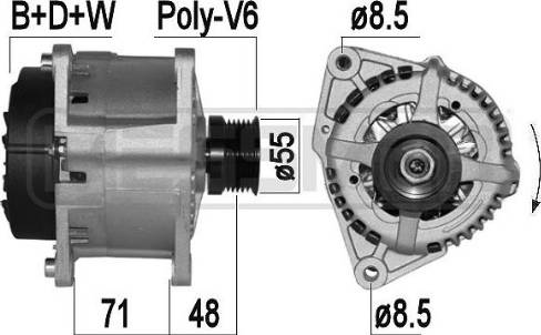 Messmer 209390A - Генератор vvparts.bg