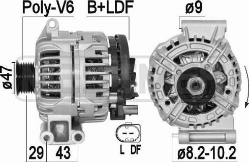 Messmer 209391A - Генератор vvparts.bg