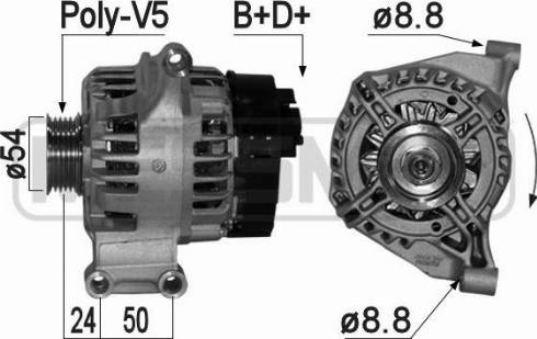 Messmer 209340 - Генератор vvparts.bg