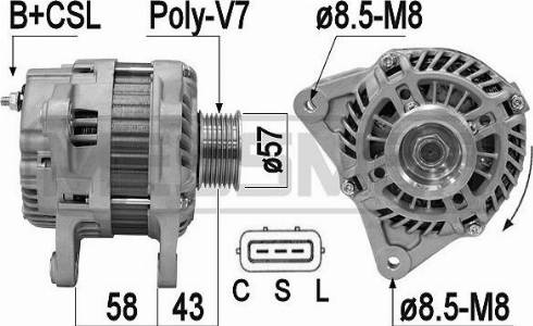 Messmer 209347A - Генератор vvparts.bg