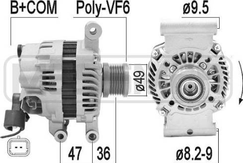 Messmer 209354A - Генератор vvparts.bg