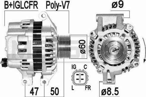 Messmer 209356A - Генератор vvparts.bg