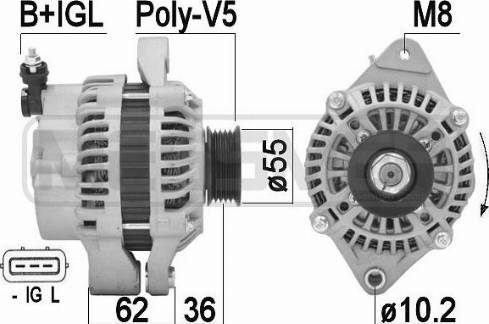 Messmer 209353A - Генератор vvparts.bg