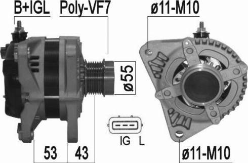 Messmer 209369A - Генератор vvparts.bg