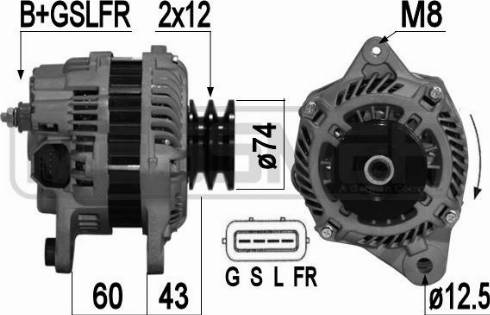 Messmer 209363A - Генератор vvparts.bg