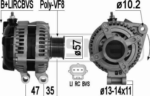 Messmer 209362A - Генератор vvparts.bg