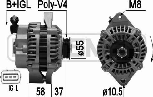 Messmer 209367A - Генератор vvparts.bg