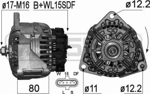 Messmer 209309 - Генератор vvparts.bg