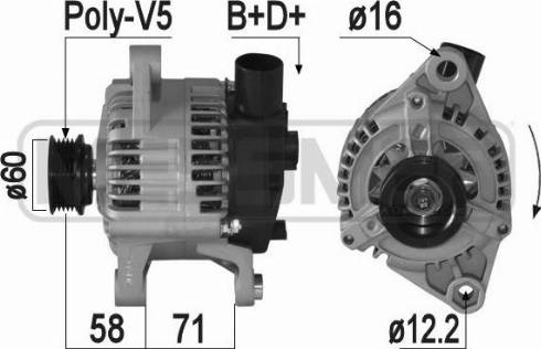 Messmer 209305A - Генератор vvparts.bg