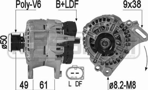 Messmer 209303A - Генератор vvparts.bg