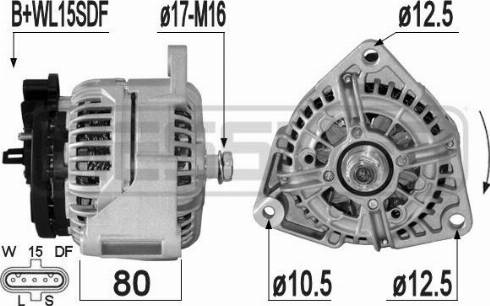 Messmer 209307A - Генератор vvparts.bg