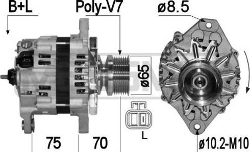 Messmer 209319 - Генератор vvparts.bg