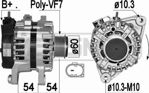 Messmer 209337 - Генератор vvparts.bg