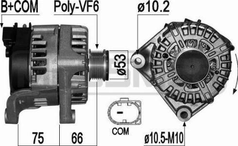 Messmer 209325 - Генератор vvparts.bg