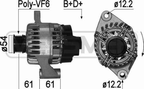 Messmer 209323A - Генератор vvparts.bg