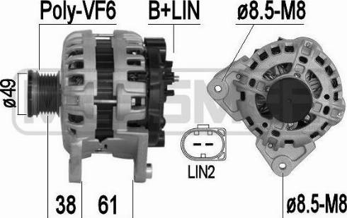 Messmer 209375A - Генератор vvparts.bg