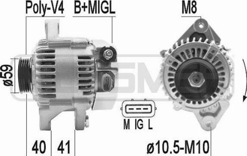 Messmer 209371A - Генератор vvparts.bg