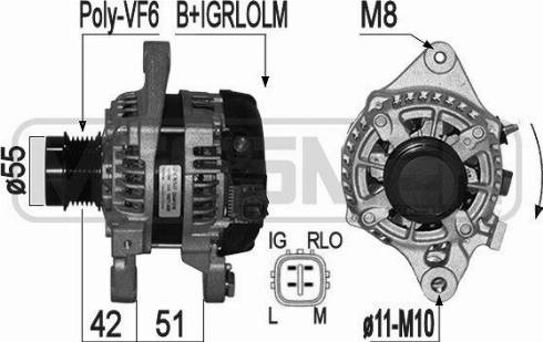 Messmer 209299 - Генератор vvparts.bg