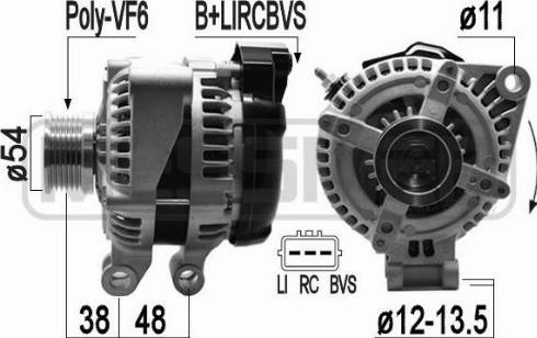 Messmer 209291 - Генератор vvparts.bg