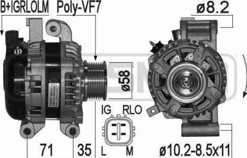 Messmer 209298 - Генератор vvparts.bg