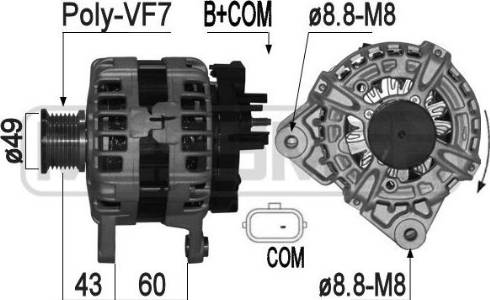 Messmer 209292 - Генератор vvparts.bg