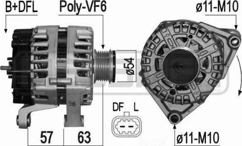 Messmer 209244 - Генератор vvparts.bg