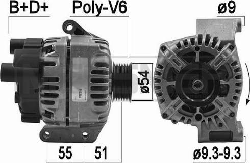 Messmer 209240 - Генератор vvparts.bg