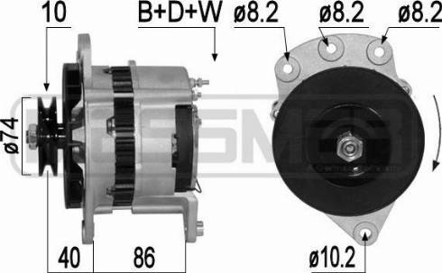 Messmer 209248A - Генератор vvparts.bg