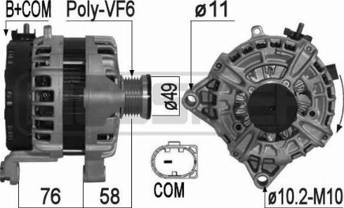 Messmer 209256 - Генератор vvparts.bg