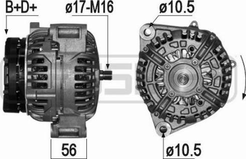 Messmer 209251 - Генератор vvparts.bg