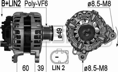 Messmer 209260 - Генератор vvparts.bg