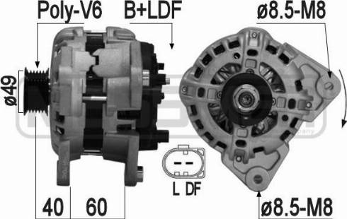 Messmer 209261 - Генератор vvparts.bg