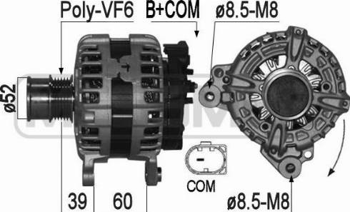 Messmer 209262 - Генератор vvparts.bg