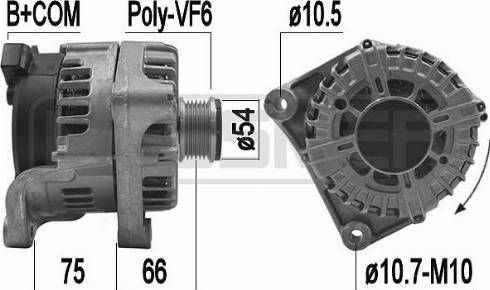 Messmer 209207 - Генератор vvparts.bg