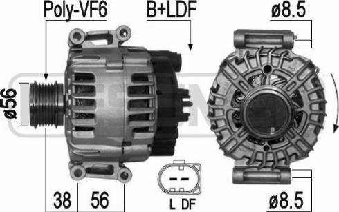 Messmer 209285 - Генератор vvparts.bg