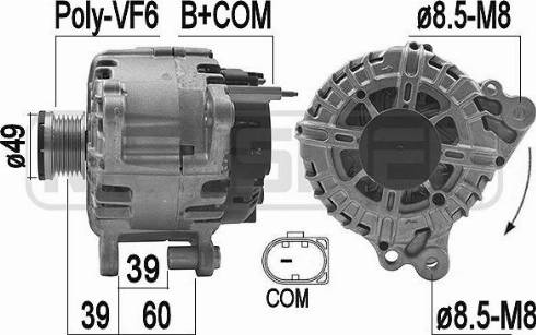 Messmer 209228 - Генератор vvparts.bg