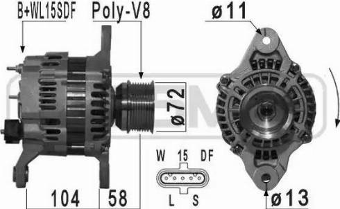 Messmer 210916 - Генератор vvparts.bg