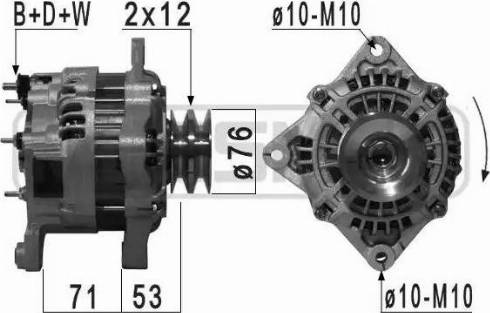 Messmer 210911 - Генератор vvparts.bg