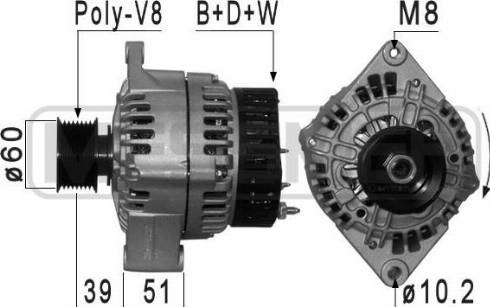 Messmer 210986A - Генератор vvparts.bg