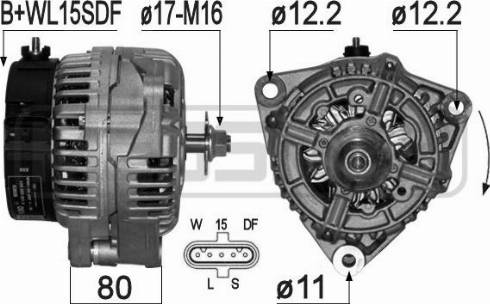 Messmer 210982A - Генератор vvparts.bg