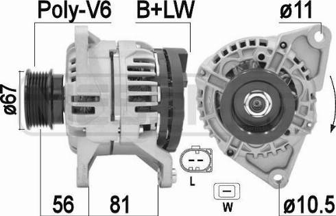 Messmer 210933A - Генератор vvparts.bg