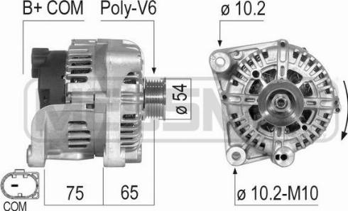 Messmer 210499A - Генератор vvparts.bg