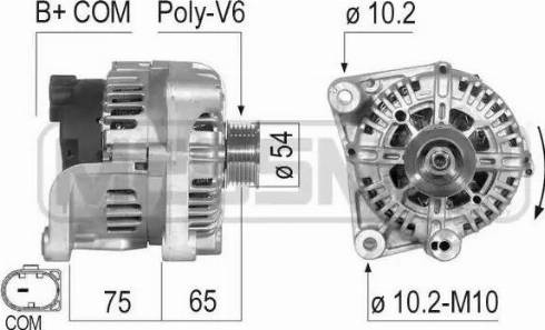 Messmer 210499 - Генератор vvparts.bg