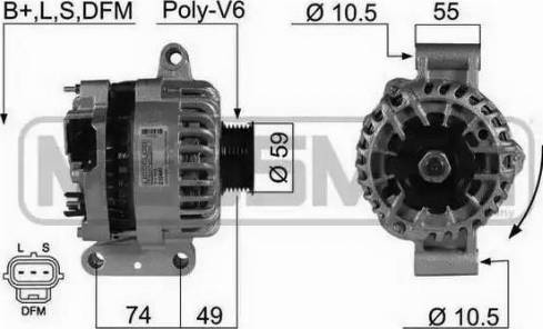 Messmer 210449 - Генератор vvparts.bg