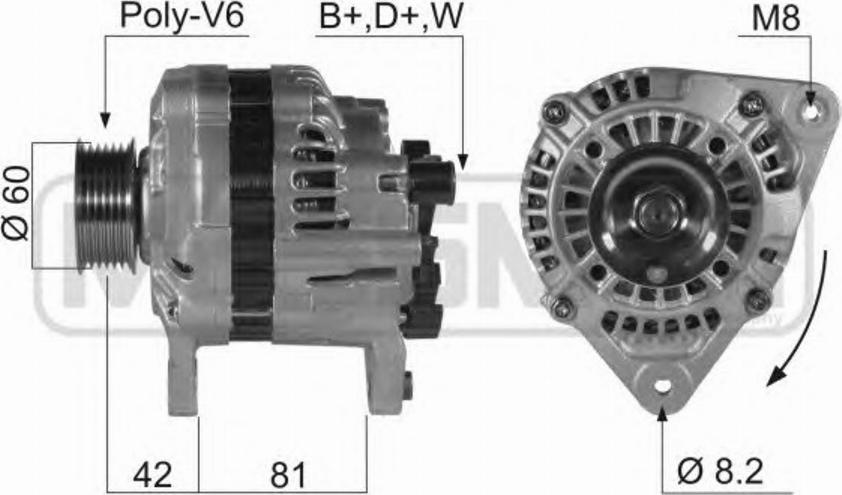 Messmer 210446 - Генератор vvparts.bg