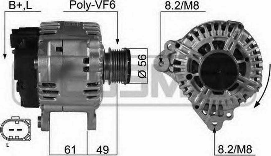 Messmer 210468 - Генератор vvparts.bg