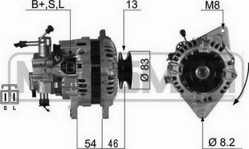 Messmer 210462A - Генератор vvparts.bg