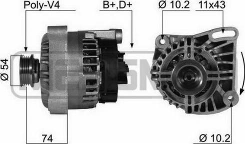 Messmer 210405A - Генератор vvparts.bg