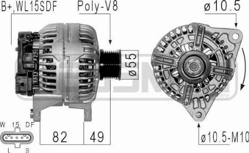 Messmer 210594A - Генератор vvparts.bg